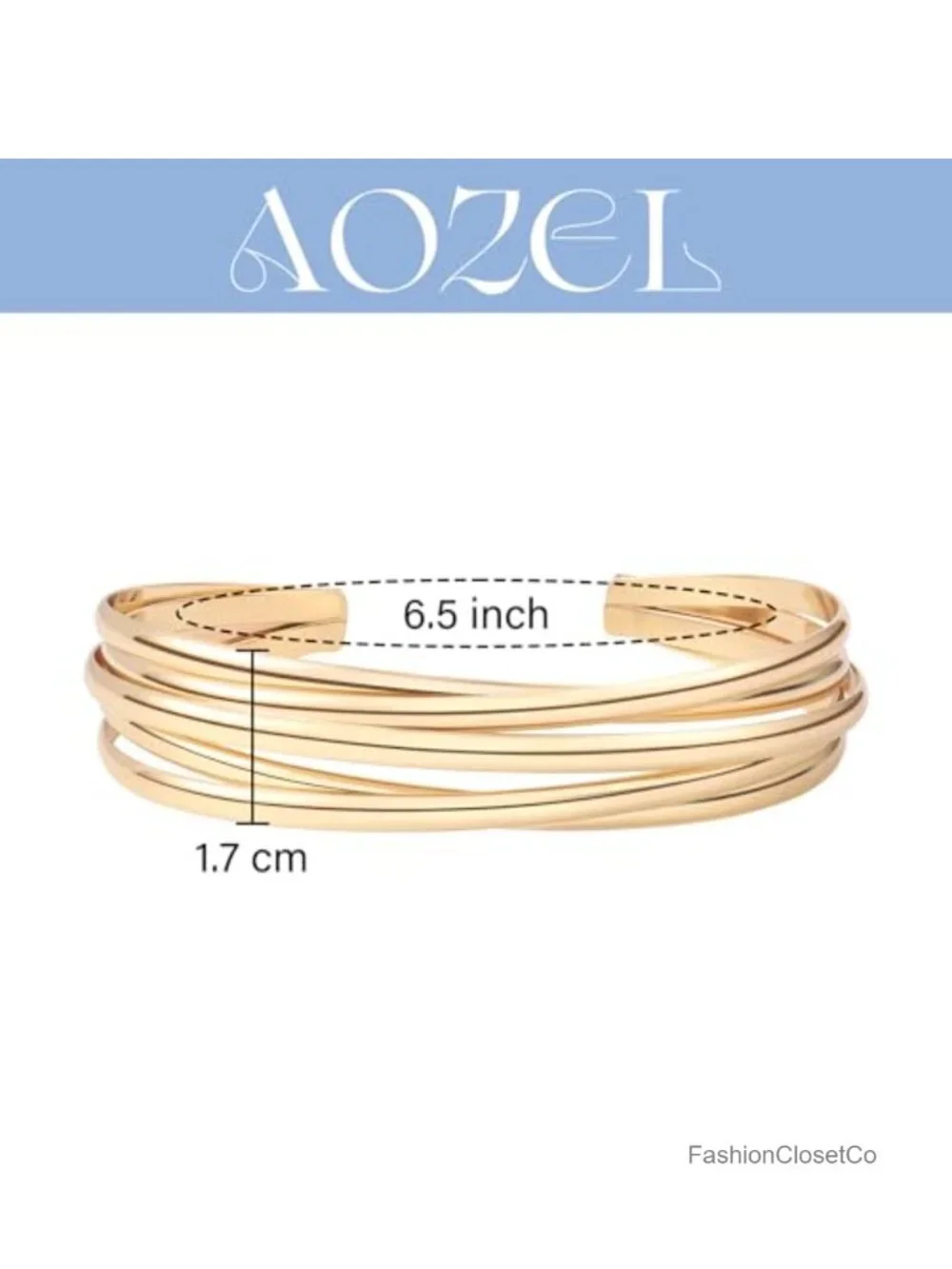 Chunky Adjustable Twist Love Textured Cuff Bracelet Gold Bangle